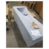 Jack Tufted Tuxedo Sofa Double Cushion