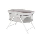 Dream On Me, Traveler Portable Bassinet, Cloud Grey , 34x17.4x24.4 Inch (Pack of 1)