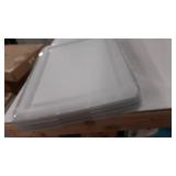 IRIS USA 74 Quart Weathertight Plastic Storage Bin Tote Organizing Container with Durable Lid and Seal and Secure Latching Buckles, 4 Pack