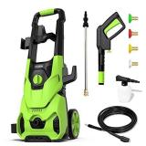 PAXCESS [Upgraded Version] Paxcess 3000PSI Electric Pressure Washer 2.5GPM Power Washer High Pressure Cleaner with 4 Nozzles Foam Cannon for Car, Home, Driveway, Patio