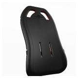 BackShield Back Support Ergonomically Designed for Home Office Chairs, Lumbar Support Cushion for Cars, Trucks or RVs Featuring an S-Curve for Posture... (Black)