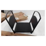 fireplace log holder outdoor use