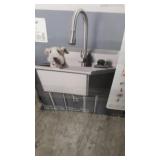 Brand: Trinity 4.7 out of 5 stars  486Reviews TRINITY THA-0307 Basics Stainless Steel w/Faucet Utility Sink