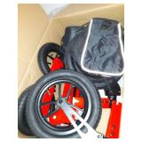 OasisSpace Upgrade Rollator Walker with Seat, Ultra Folding Rollator Walker for Seniors, Rolling Mobility Walking Aid Walker with Gear Wheel, Red