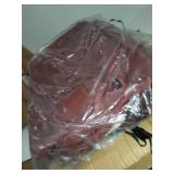 Tesla Model 3 Seat Cover Set , Fully Wrapped Leather Seat Cushion Protector Fit for Model 3 2017 2018 2019 2020 2021, All Season Universal (Red)