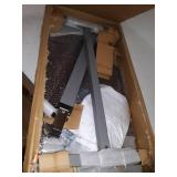 Invacare Hospital Style Overbed Table with Adjustable Height Tilt Top and Wheels, Fits Over Beds and Bedside, 6418