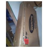 Invacare Hospital Style Overbed Table with Adjustable Height Tilt Top and Wheels, Fits Over Beds and Bedside, 6418