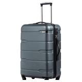 Coolife Luggage Expandable(only 28") Suitcase PC+ABS Spinner Built-In TSA lock 20in 24in 28in Carry on