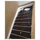 Wood Adjustable Literature Organizer Desktop File Sorter Mail Center Paper Storage Cabinet Home & Office Mailbox School Classroom Keepers, 27 Slots Compartments, Black/Archaize