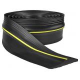 Universal Garage Door Bottom Threshold Seal DIY Weather Stripping,Weatherproof Floor Rubber Replacement (10 Ft)