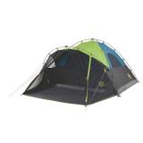 ColemanÂ® 6-Person Carlsbadâ¢ Dark Roomâ¢ Dome Camping Tent with Screen Room, 2 Rooms, Green