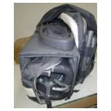 HONEY JOY Pack and Play with Bassinet, 4-in-1 Baby Playard with Changing Table & Removable Infant Full-Size Bassinet, Diaper Storage Basket & Music, Foldable Nursery Center w/ Carry Bag (Green