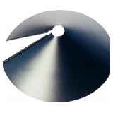 Woodlink NABAF18 Audubon Wrap Around Squirrel Baffle, 18-Inch - Black