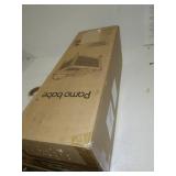 Pamo Babe Deluxe Playard with Foldable Nursery Center, Large Capacity Changing Table, Storage Shelf, Detachable Mattress Nursery Center (Black)