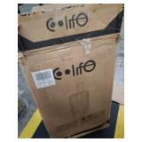 Coolife Luggage Suitcase PC+ABS with TSA Lock Spinner Carry on Hardshell Lightweight 20in 24in 28in (grey, L(28IN))