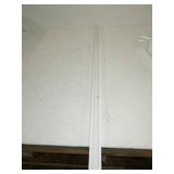 WAC Lighting JT8-WT 120V 8 Foot J Track with Mounting Hardware and Two End Caps, Single Circuit, White