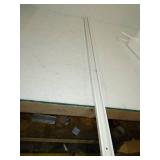 WAC Lighting JT8-WT 120V 8 Foot J Track with Mounting Hardware and Two End Caps, Single Circuit, White