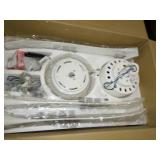 Hunter WiFi 54" Symphony Fresh White Ceiling Fan with Light with Integrated Control System - Handheld