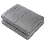 Adult Weighted Blanket Queen Sizeï¼15lbs 60"x80"ï¼ Heavy Blanket with Premium Glass Beads, (Dark Grey) Waowo