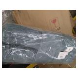 Home Essence Apartment Alder Poly Chenille Lounge Floor Pillow Cushion, Aqua