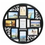 Large 4x6 Picture Frame Collage and Wall DÃ©cor, Baby Keepsake Frames, Black-B