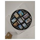 Large 4x6 Picture Frame Collage and Wall DÃ©cor, Baby Keepsake Frames, Black-B