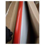 SQUARE TABLE & CHAIR SET - CANDY APPLE RED WITH 12IN LEGS