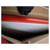 SQUARE TABLE & CHAIR SET - CANDY APPLE RED WITH 12IN LEGS