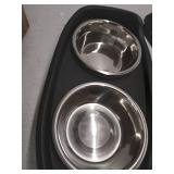 IRIS Elevated Dog Bowls - Elevated Dog Feeder - Adjustable Dog Bowl Stand for Small to Large Dogs