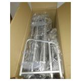 VENETIO Deluxe Aluminum Dish Drying Rack 2 Tiers with Removable Dish Drainer Tray 360Â° Swivel Spout, with Anti-Slip Cup Holder for Big Kitchen Counter