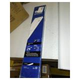 GE Premium 24 Inch (61 Cm) Fluorescent Under Cabinet Light Fixture, Direct Wire, Warm White, Steel Housing, On/Off Switch, No Hum, Flicker Free, Ideal for Kitchen, Office, Garage, Workbench and More, 