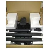 Simple Deluxe Standing Heater Patio Outdoor Balcony, Courtyard with Overheat Protection, 750W/1500W