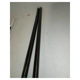 rabbitgoo Total Blackout Window Film, Privacy Frosted Sticker, Sun Blocking Room Darkening Tint Removable Opaque Glass Cover, Non-Adhesives Static Cling, UV Light Blocking, Black 35.4 x 78.7 inches