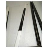 rabbitgoo Total Blackout Window Film, Privacy Frosted Sticker, Sun Blocking Room Darkening Tint Removable Opaque Glass Cover, Non-Adhesives Static Cling, UV Light Blocking, Black 35.4 x 78.7 inches