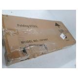 5Rcom Portable Stools Folding Lightweight Round Collapsible Stool 18 inch Set of 2 Plastic Foldable Fold up Round Stool for Adults with Heavy Duty Steel Frame Legs,300lbs Capacity/2 Pack,Black