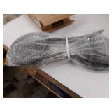 5Rcom Portable Stools Folding Lightweight Round Collapsible Stool 18 inch Set of 2 Plastic Foldable Fold up Round Stool for Adults with Heavy Duty Steel Frame Legs,300lbs Capacity/2 Pack,Black