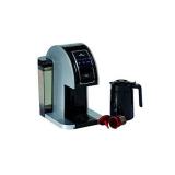 Touch Plus Single Serve Coffee Brewer w/ Jumbo Cup & Carafe - Black / Silver Coffee Maker with Full K-Cup Pod Compatibility & Rapid Brew Technology - T526S