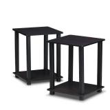 Furinno 12127 Simplistic End Table, Set of Two, Multiple Options