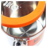 BACOENG 1.5 Gallon Tempered Glass Lid Stainless Steel Vacuum Chamer Perfect for Stabilizing Wood, Degassing Silicones, Epoxies and Essential Oils