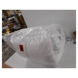 CHOPINMOON Extra Thick King Mattress Topper for Back Pain, Cooling Mattress Pad Cover, Plush Quilted Pillow Top with Overfilled 4D Spiral Fiber,White