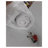 CHOPINMOON Extra Thick King Mattress Topper for Back Pain, Cooling Mattress Pad Cover, Plush Quilted Pillow Top with Overfilled 4D Spiral Fiber,White