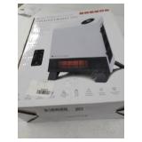 EnergyWise - 1,000 Watt Infrared Portable Heater - WHITE