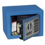 Honeywell - 5005B Steel Security Safe with Digital Lock, 0.17-Cubic Feet, Blue