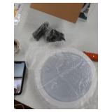 Pyle 5.25 Pair Bluetooth Flush Mount In-wall In-ceiling 2-Way Speaker System Quick Connections Changeable Round/Square Grill Polypropylene Cone & Polymer Tweeter Stereo Sound 150 Watt (PDICBT552RD