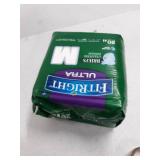 FitRight Ultra Adult Diapers, Disposable Incontinence Briefs with Tabs, Heavy Absorbency, Medium, 32"-42", 4 packs of 20 (80 total)