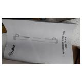 YOOFOR Retractable Baby Gate, Extra Wide Safety Kids or Pets Gate, 33â Tall, Extends to 55â Wide, Mesh Safety Dog Gate for Stairs, Indoor, Outdoor, Doorways, Hallways (White, 33"x55")