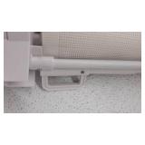 YOOFOR Retractable Baby Gate, Extra Wide Safety Kids or Pets Gate, 33â Tall, Extends to 55â Wide, Mesh Safety Dog Gate for Stairs, Indoor, Outdoor, Doorways, Hallways (White, 33"x55")