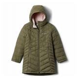Columbia Youth Girls Heavenly Long Jacket, Stone Green, X-Large