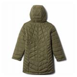 Columbia Youth Girls Heavenly Long Jacket, Stone Green, X-Large