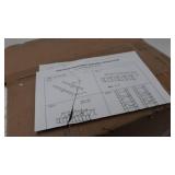 5-Tier Adjustable Tall Bookcase, Rustic Wood and Metal Standing Bookshelf, Industrial Vintage Book Shelf Unit, Open Back Modern Office Bookcases